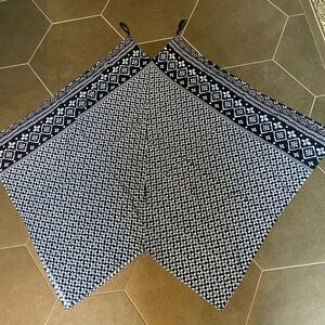 Tommy Bahama Batik Patterned Navy Scarf Dress Coverup L/XL